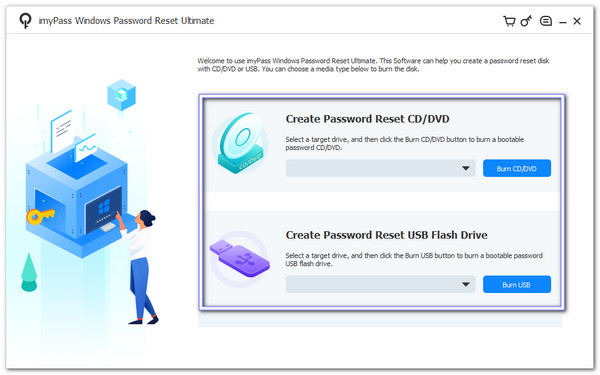 Chọn một phương tiện có thể khởi động