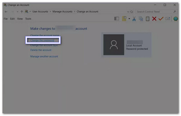Sử dụng tài khoản quản trị khác