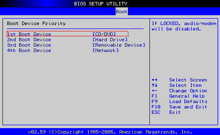 Setare BIOS