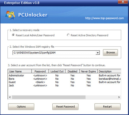 Resetați parola Windows