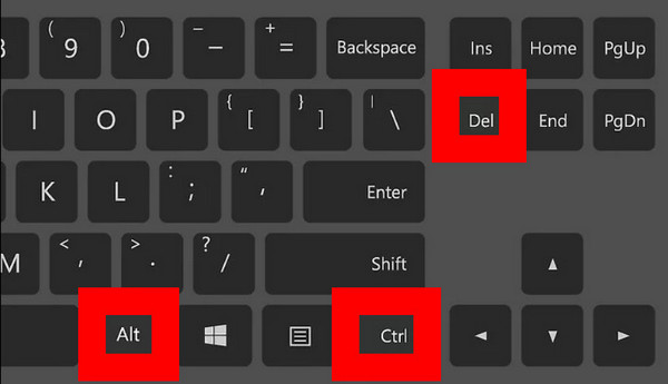 Alt Ctrl Del 組合鍵