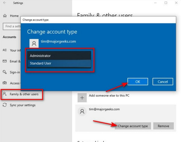 คลิกปุ่มตกลง