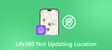 A Life360 nem frissíti a helyet
