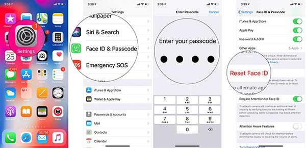 Resetovat Face ID