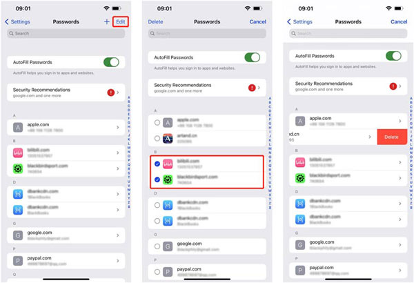 Удалить пароль iPhone