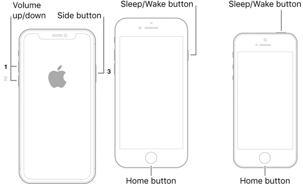 iPhone 강제 재시작