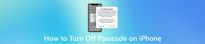 Sådan slår du iPhone-adgangskode fra