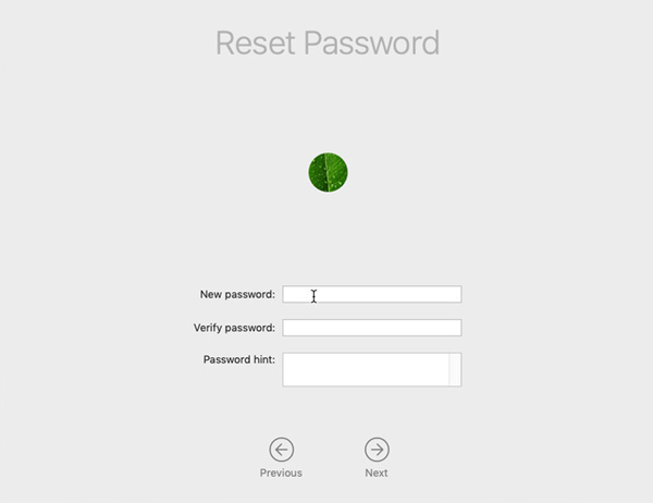 Mac Reset Password in Recovery Mode