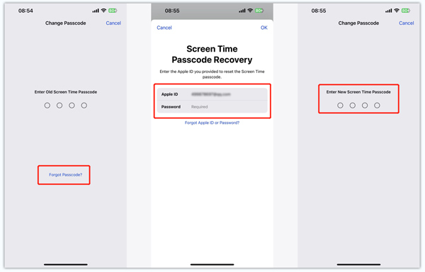 Reset Screen Time Passcode When Forgot