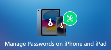 Hantera lösenord på iPhone iPad