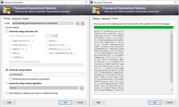 Capture d'écran de KeePass