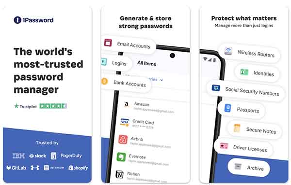 1Password Gestore password