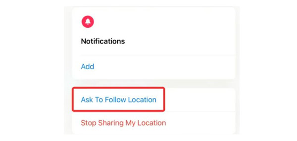 Ask to Follow Option