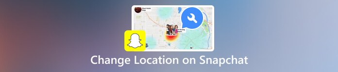 Vaihda sijaintia Snapchatissa