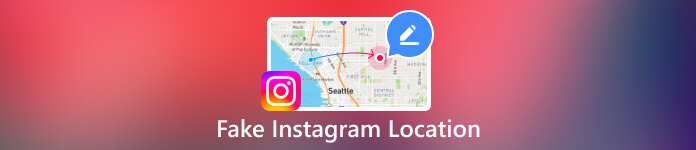 Localização falsa no Instagram