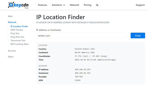 IP Address Finder