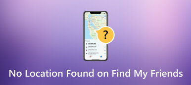 Bei „Meine Freunde suchen“ wurde kein Standort gefunden