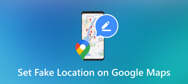 Setați locația falsă pe Google Maps