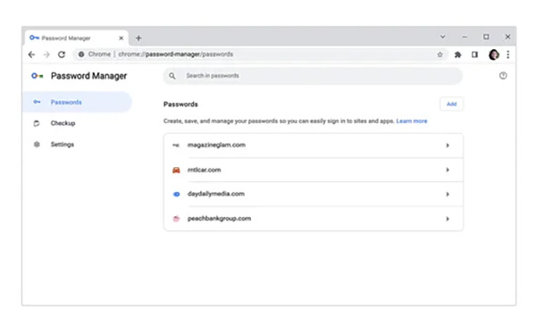 The Google Password Manager