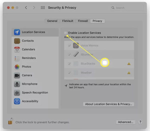 Cara Mengaktifkan Layanan Lokasi di Mac