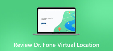 Zkontrolujte virtuální umístění Dr.Fone