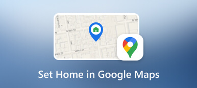 Aseta koti Google Mapsissa