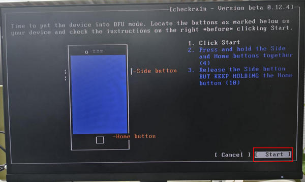 Start jailbreak
