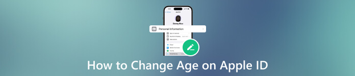 Ändern Sie das Alter der Apple-ID