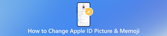 Apple ID の画像ミー文字を変更する