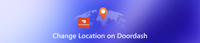Wijzig locatie op Doordash