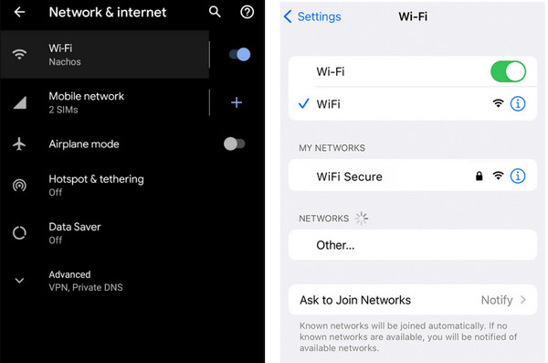 Controlla Wi-Fi Android iOS
