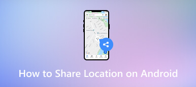 So teilen Sie den Standort auf Android