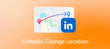 LinkedIn Standort ändern