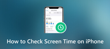 Überprüfen Sie die Bildschirmzeit auf dem iPhone