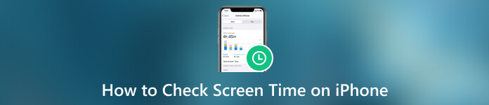 Check Screen Time on iPhone