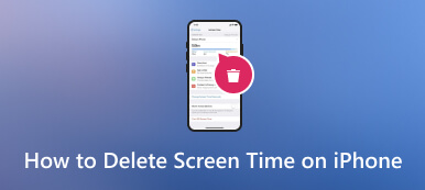 iPhone에서 스크린 타임 삭제
