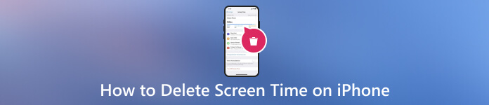 حذف وقت الشاشة على iPhone