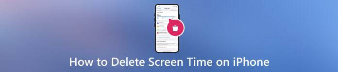 Slet skærmtid på iPhone