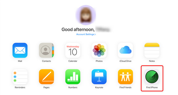 Temukan iPhone iCloud