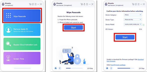 iPassGo imyPass-grensesnitt
