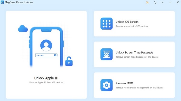 واجهة MagFone iPhone unlocker