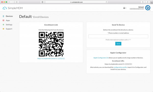 SimpleMDM Interface