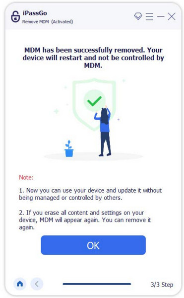 Successful MDM Removal