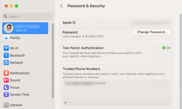 Změna hesla Apple ID na Macu