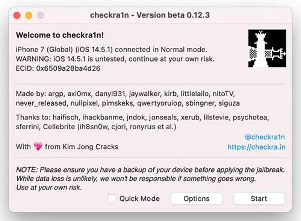 Antarmuka Checkra1n