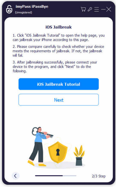 Vá para o tutorial de jailbreak do iOS