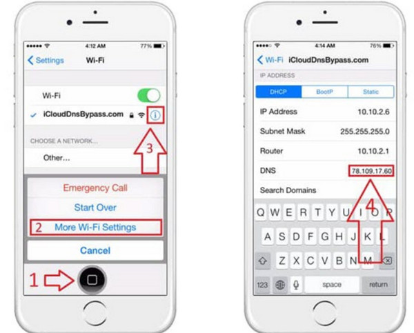 iCloud DNS Atlaması