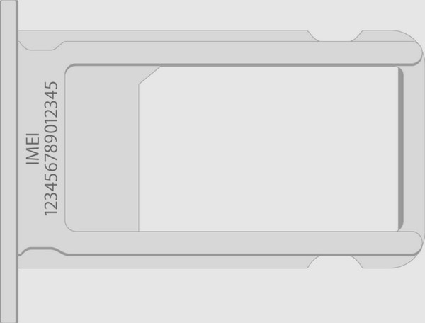 Zásuvka na SIM kartu IMEI