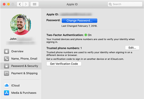 Mac-Passwort ändern