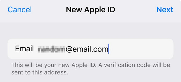 새로운 Apple ID 이메일